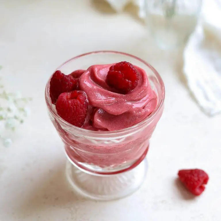 Raspberry Whey Protein Sorbet
