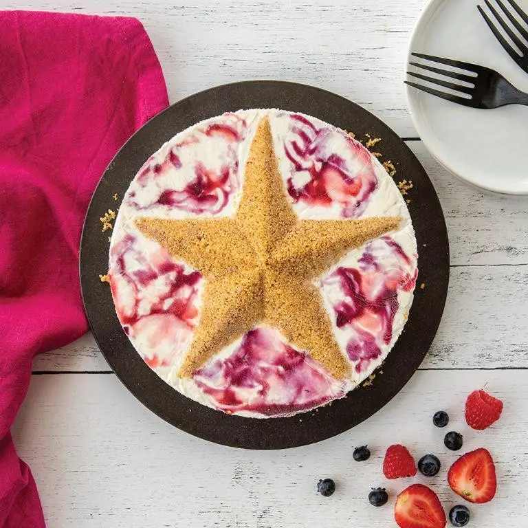 Raspberry White Chocolate Ice Cream Cake