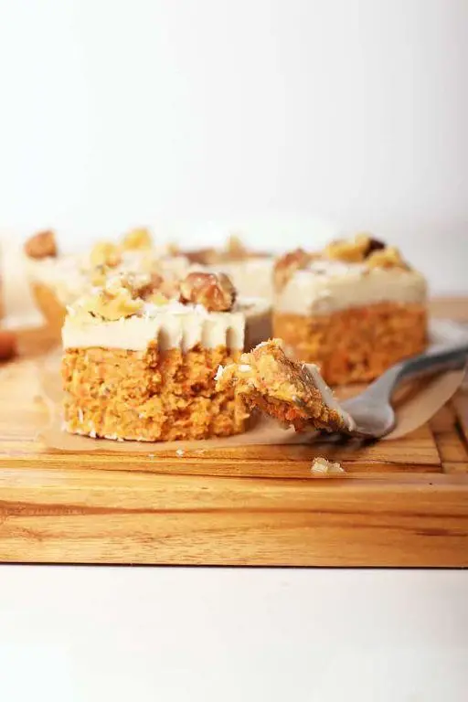 Raw Carrot Cake Bites