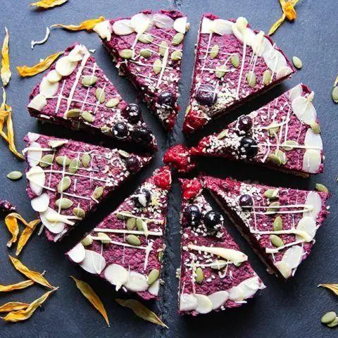 Raw Vegan Blueberry Pie