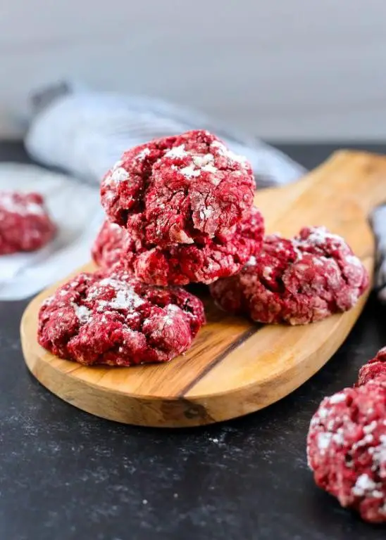 Red Velvet Butter Cookies