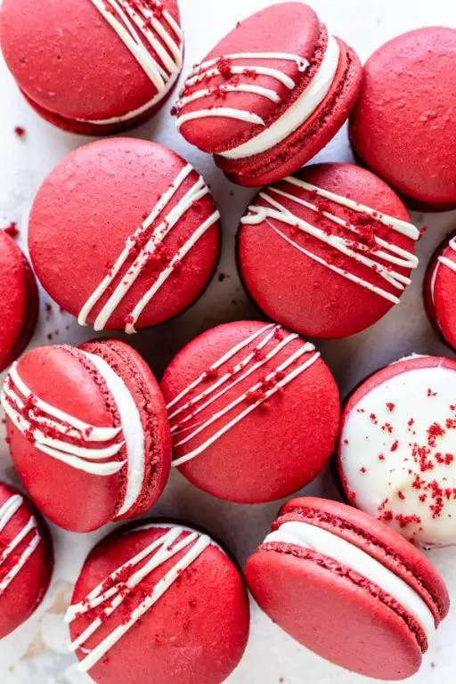 Red Velvet French Meringues