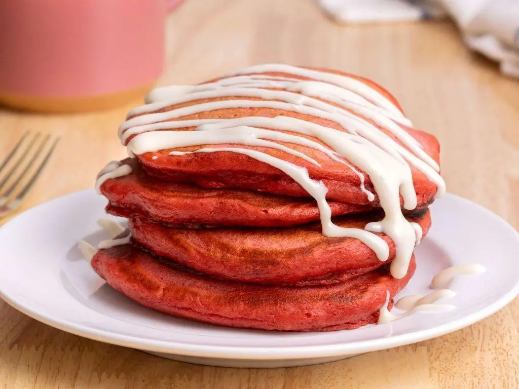 Red Velvet Pancakes