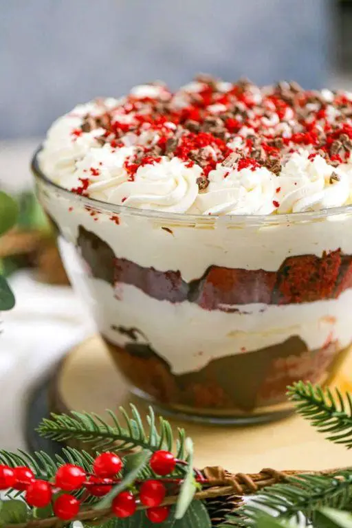 Red Velvet Punch Bowl Cake