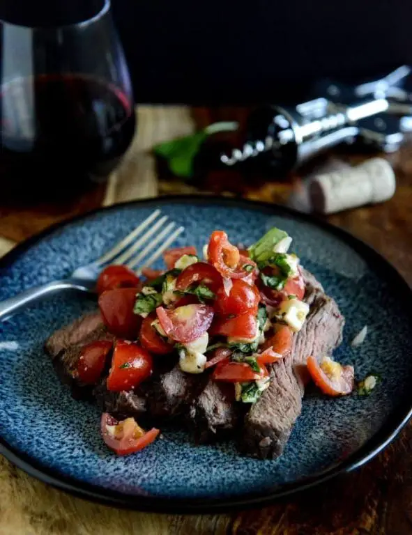 Red Wine Marinated Flank Steak