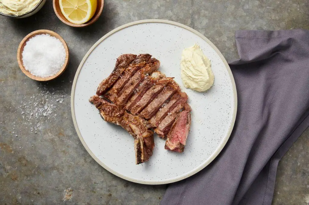 Ribeye Steak with Horseradish Cream