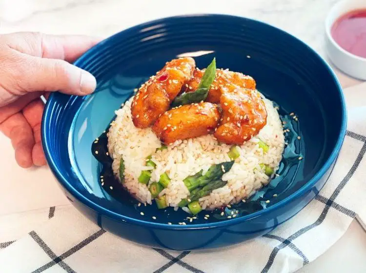Rice and Chicken Nuggets