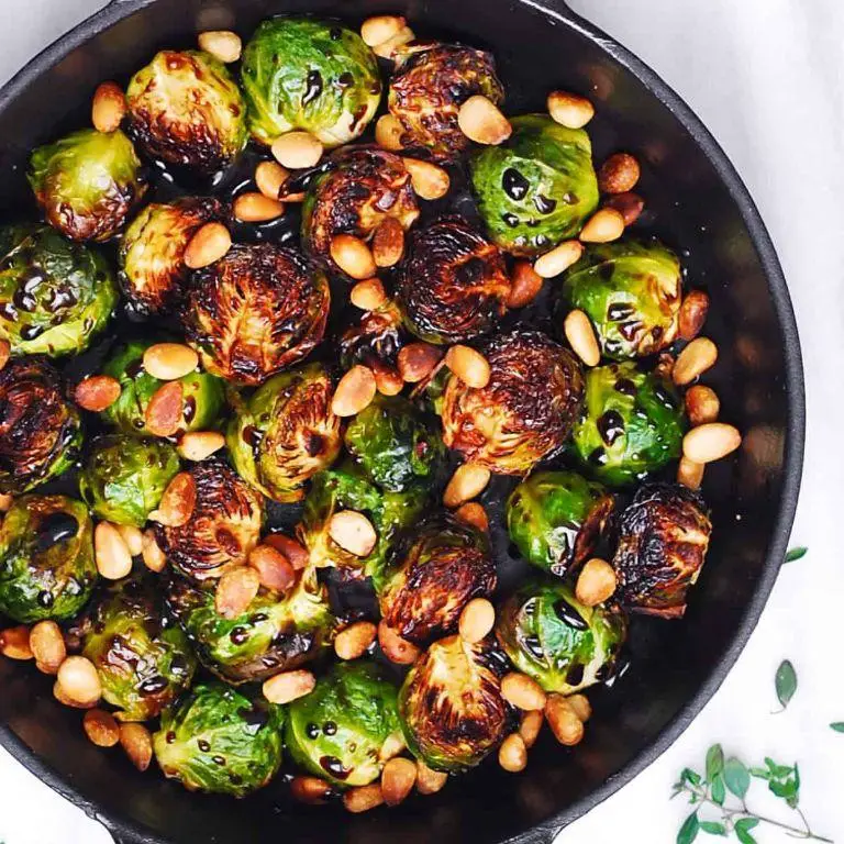 Roasted Brussel Sprouts with Balsamic Glaze