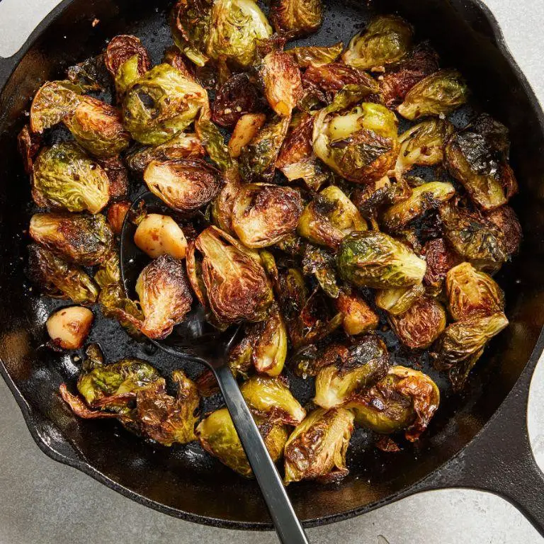 Roasted Brussels Sprouts with Garlic