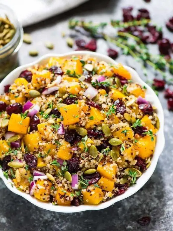 Roasted Butternut Squash and Quinoa Salad
