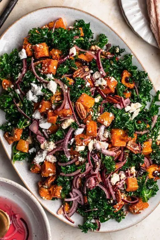 Roasted Butternut Squash and Sweet Potato Salad