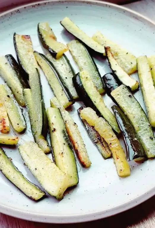 Roasted Cucumbers with Thyme and Olive Oil