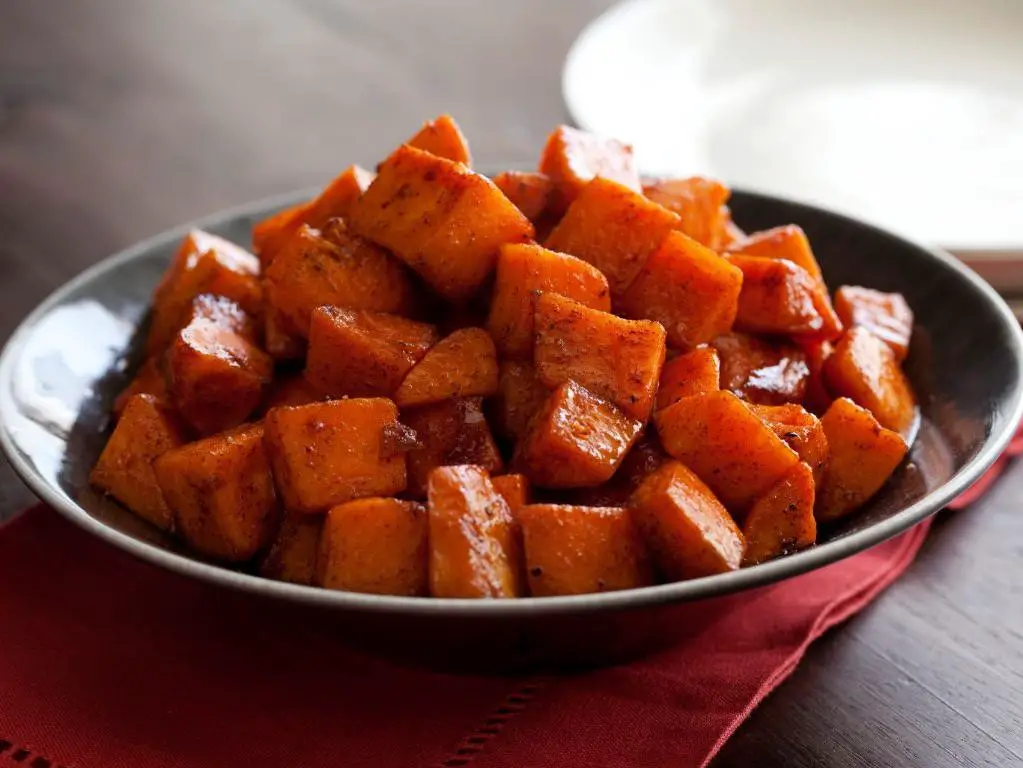 Roasted Sweet Potatoes with Honey and Cinnamon