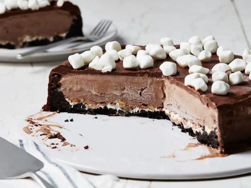 Rocky Road Ice Cream Cake