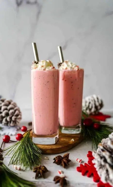 RumChata Peppermint Bark Milkshake