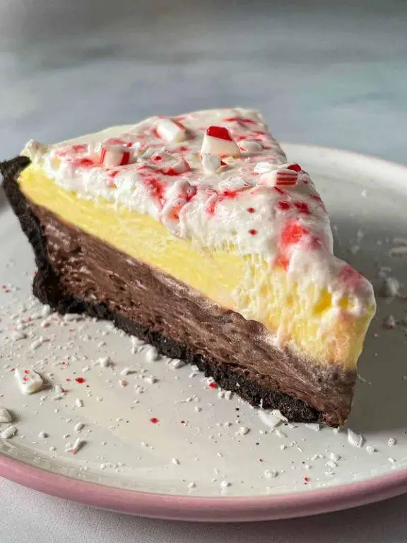 RumChata Peppermint Bark Pie