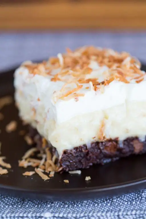 Rumchata Coconut Cream Brownies