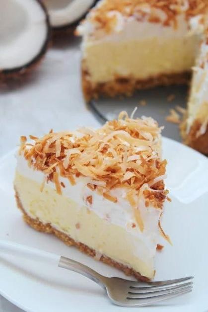 Rumchata Coconut Cream Cheesecake