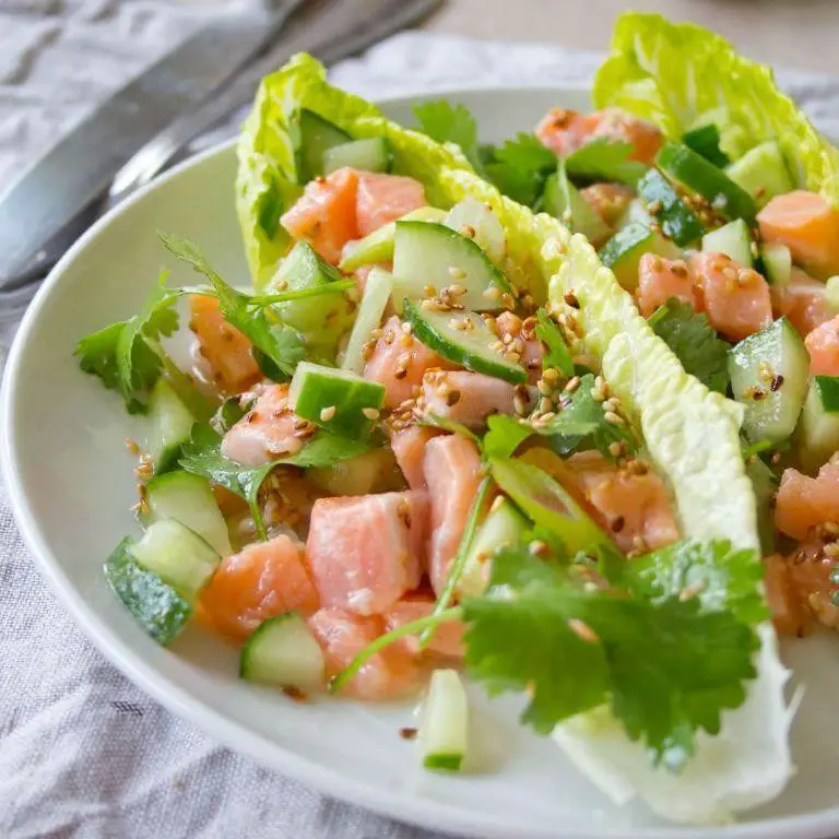 Salmon Ceviche with Lime and Cilantro