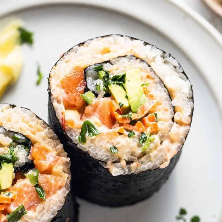 Salmon Sushi Burrito