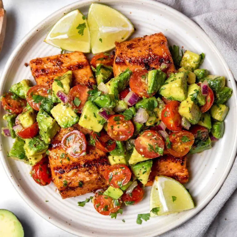 Salmon with Avocado Salsa