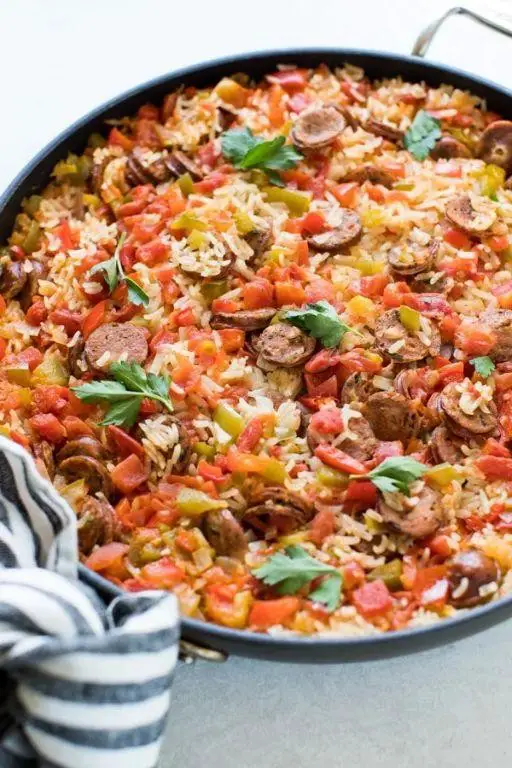 Sausage and Pepper Fried Rice