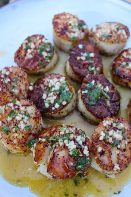 Scallops with Cilantro Lime Sauce