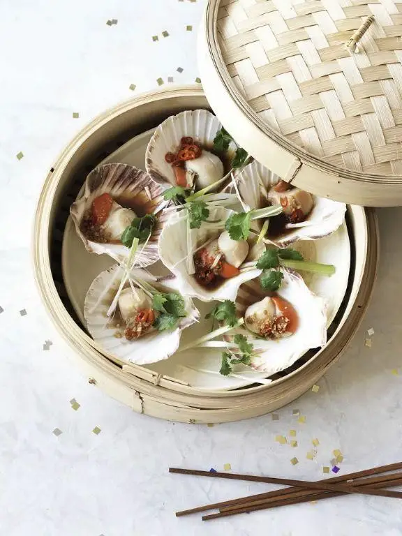 Scallops with Ginger Soy Sauce