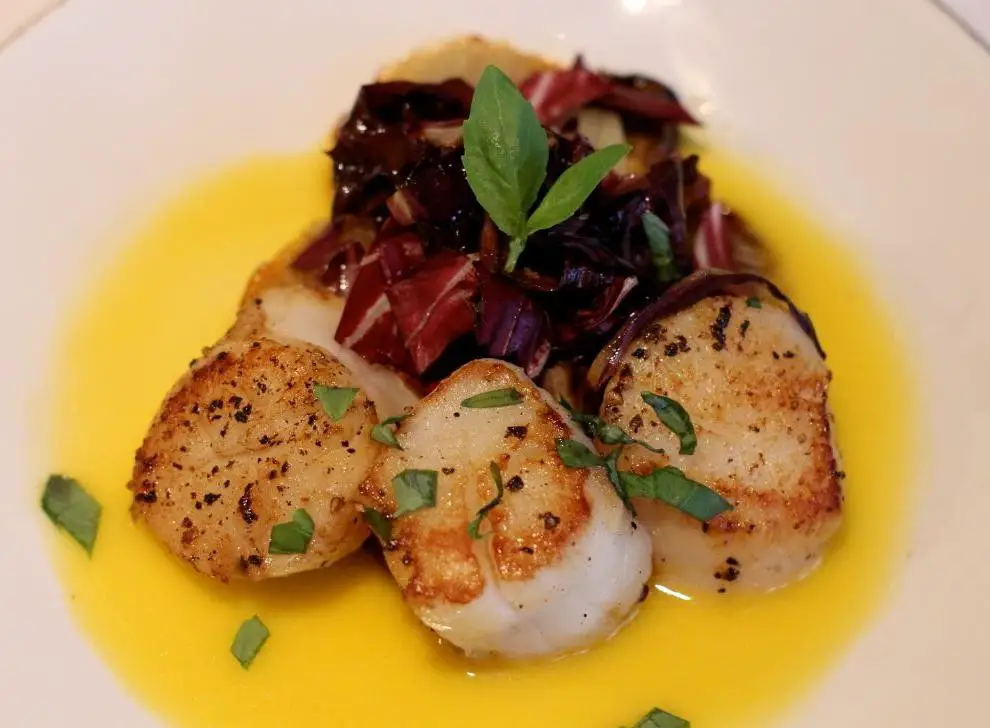 Scallops with Orange Ginger Sauce