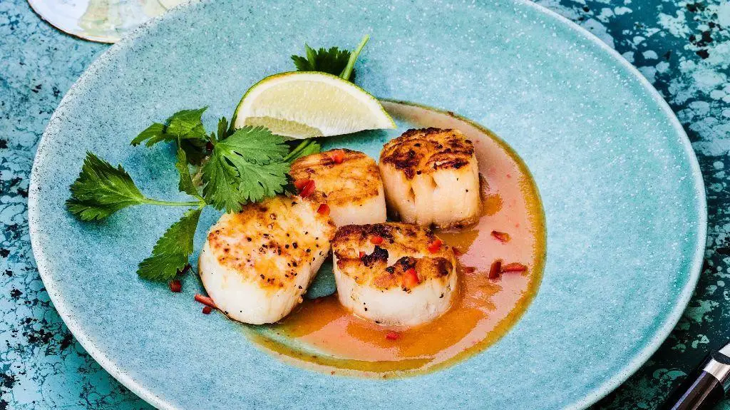 Scallops with Sweet Chili Sauce