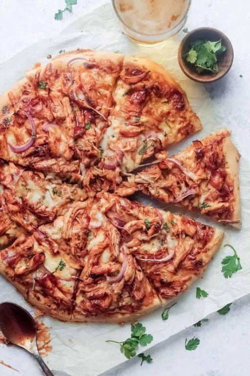 Shredded Chicken Thigh Pizza Topping