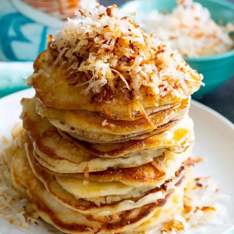Shredded Coconut Pancakes