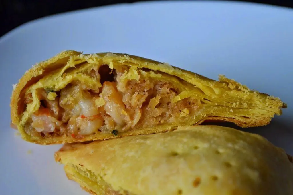 Shrimp Jamaican Patty