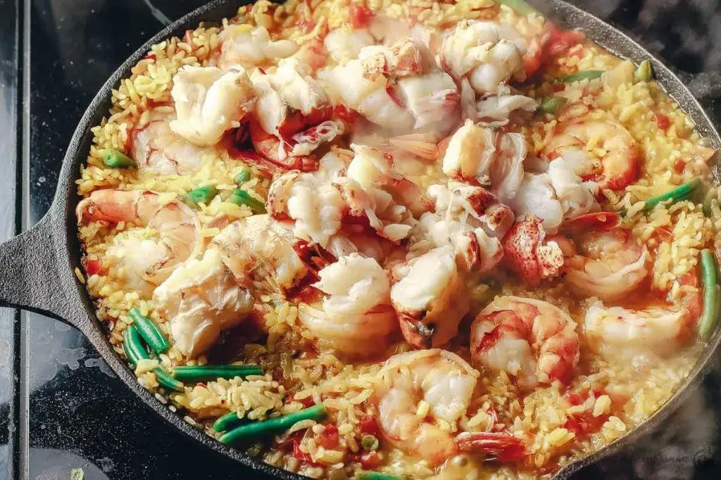 Shrimp and Crab Paella