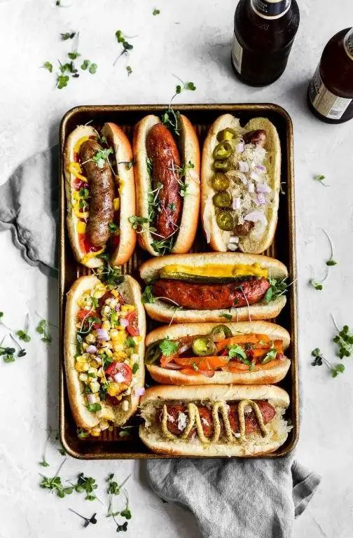 Simple Grilled Sausages