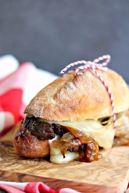 Sirloin Steak Sandwich with Caramelized Onions