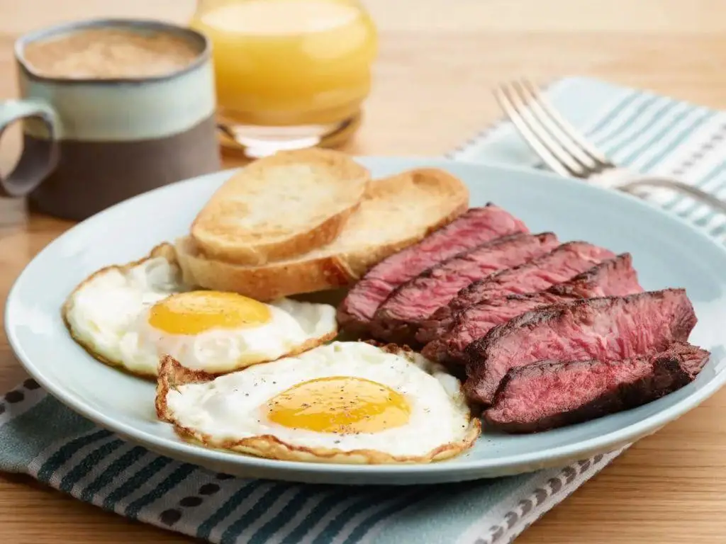 Sirloin Steak and Eggs Breakfast