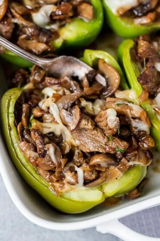 Sirloin Stuffed Bell Peppers