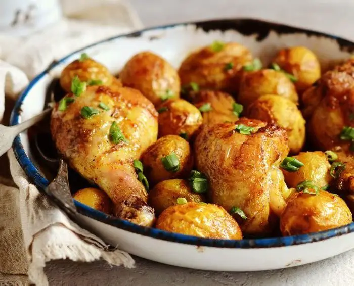 Slow Cooker Chicken Vesuvio