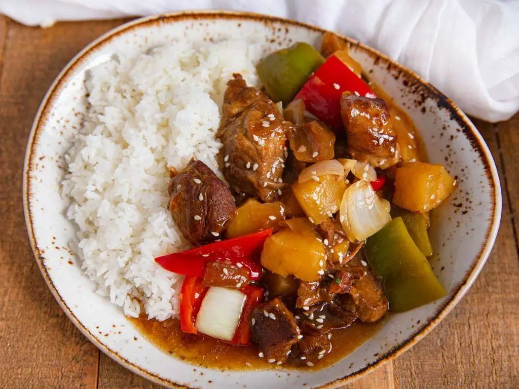 Slow Cooker Chinese Sweet and Sour Pork