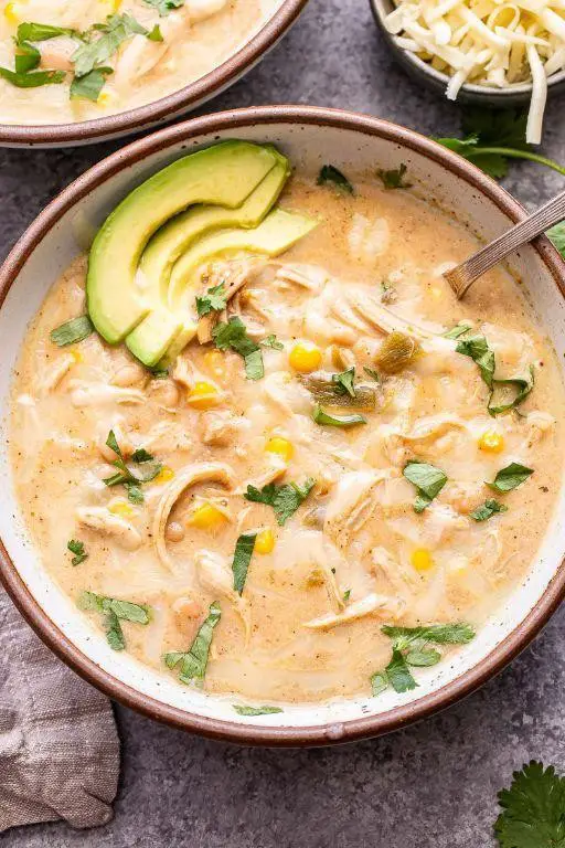 Slow Cooker Creamy Chicken Enchiladas