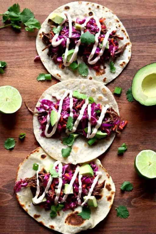 Slow Cooker Korean Beef Tacos