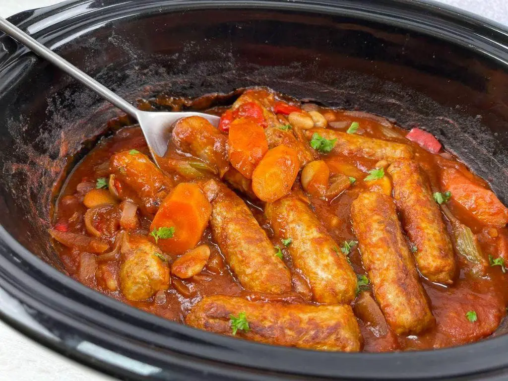 Slow Cooker Sausage and Vegetable Stew