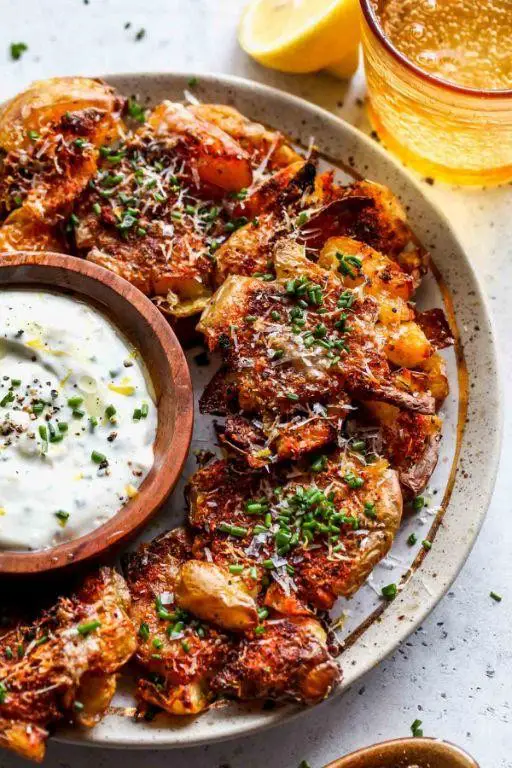 Smoked Paprika Smashed Potatoes