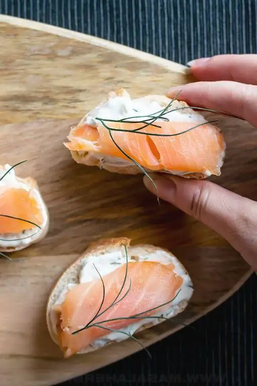 Smoked Salmon Kumla with Sour Cream