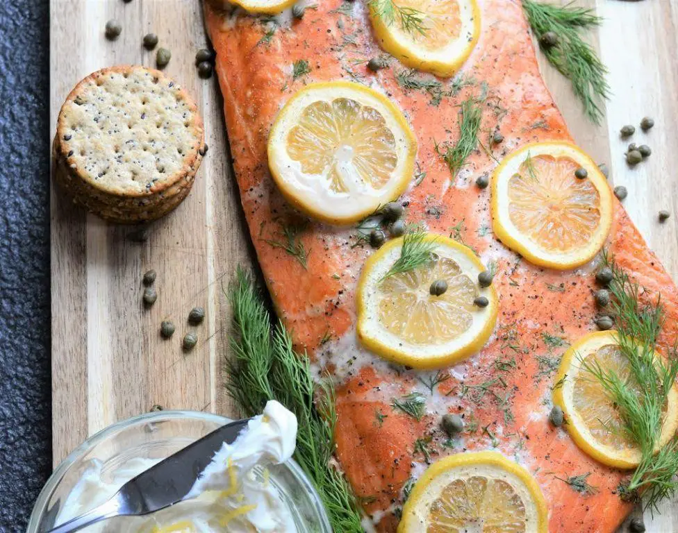 Smoked Salmon with Dill and Lemon