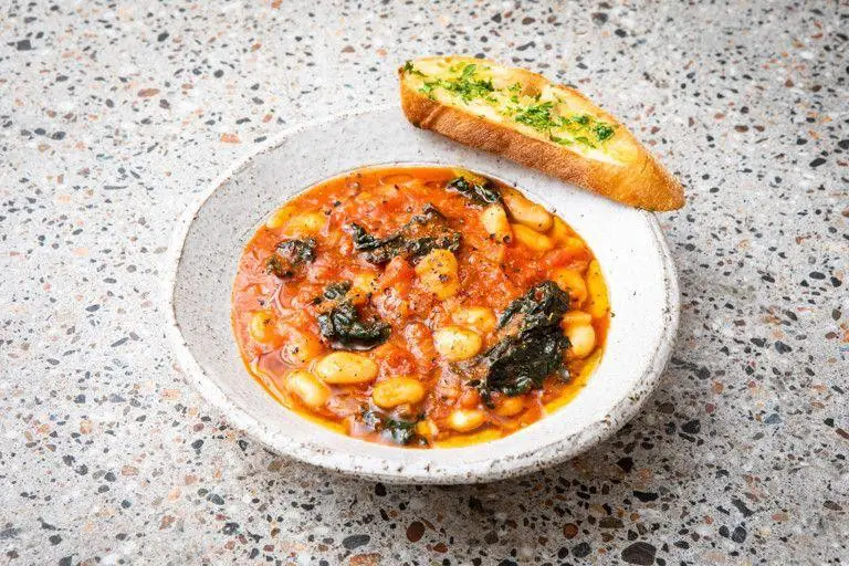 Smoky Butter Bean and Kale Soup