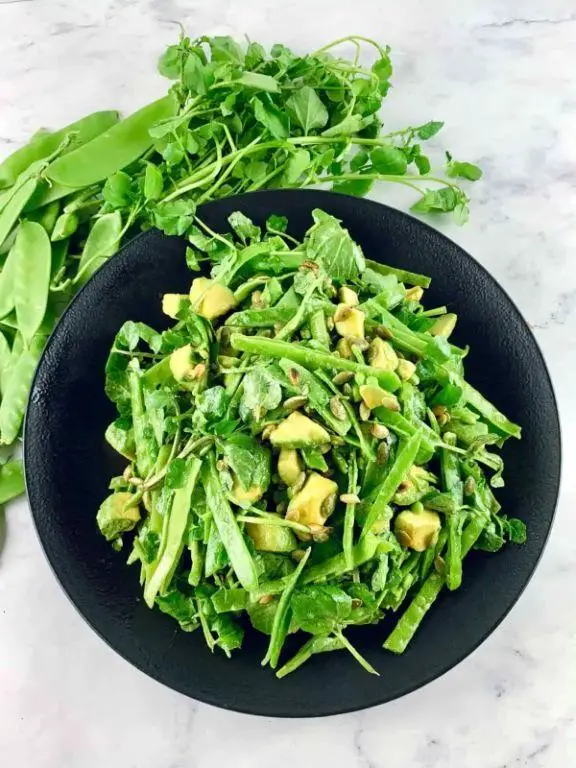 Snow Pea and Avocado Salad