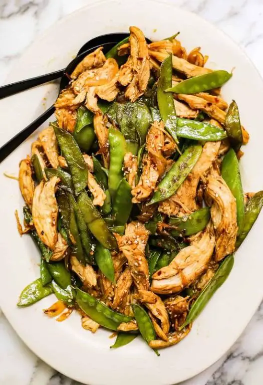 Snow Pea and Chicken Stir-Fry