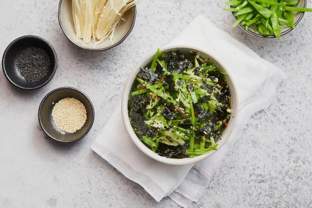 Snow Pea and Cucumber Salad